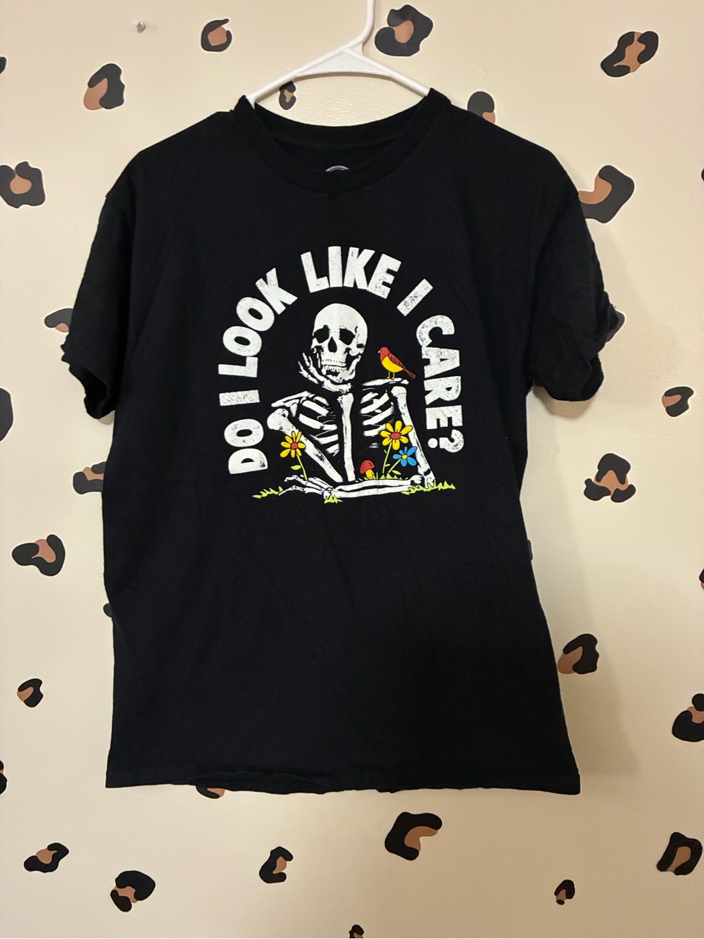 Do I Look Like I Care? Graphic Tee - Black